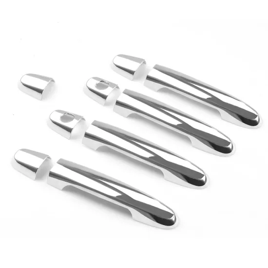 ABS Chrome Door Handle Cover Trim for Toyota Models: Camry, Corolla, Rav4, Vios, Yaris (2002-2013)