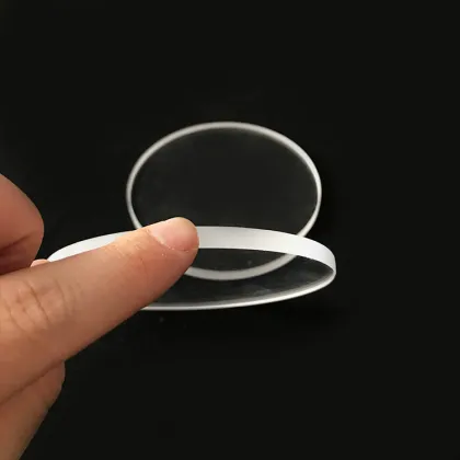 Thickness etc Custom Round Quartz Glass