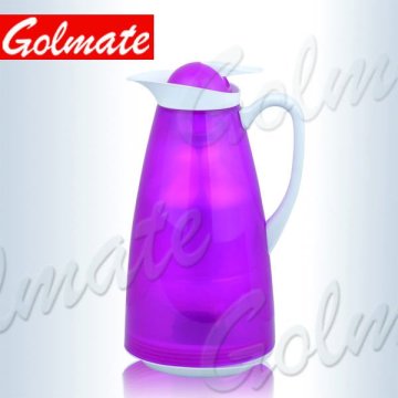 Plastic Glass inner insulated isolation thermal thermos vacuum jug, coffee pot, teapot, water jug 1.0L