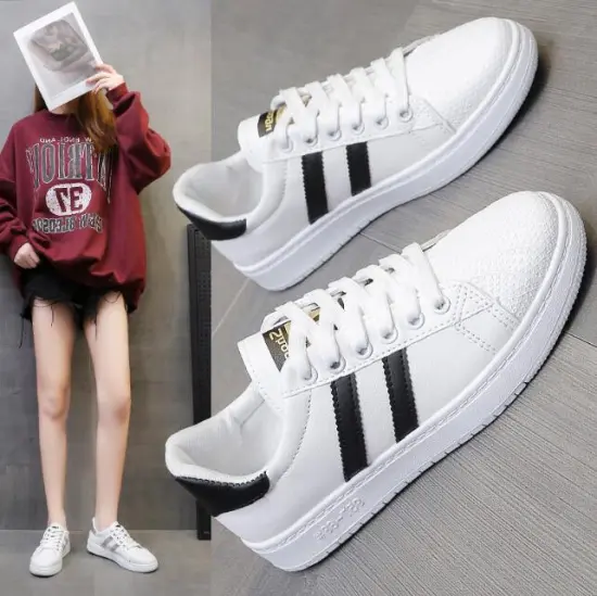 Comfortable Breathable Men's and Women's Fashion Leisure Shoes with Soft Bottom and Small White Design
