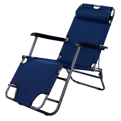 Custom Aluminum Outdoor Folding Camp Lounge Chair Set