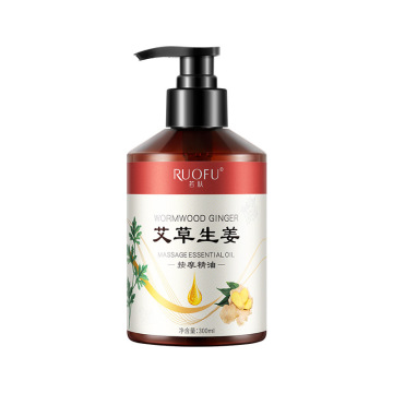 RUOFU Agy Wormwood Ginger Massage Essential Oil for Whole Body Care