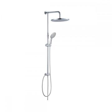 Wall Mounted Stainless Steel Chromed Round Shower Set
