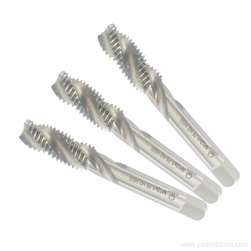 Spiral Quality Tap Set For Stainless Steel