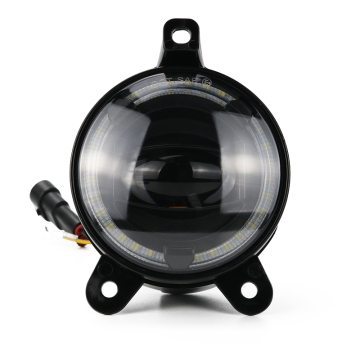3.5 Inch Bi-Round DRl Offroad Universal Motorcycle Car LED Fog Lights - Triangular Fog Lamp
