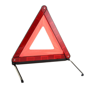 Foldable Road Warning Triangle with Storage Box for Car Emergencies