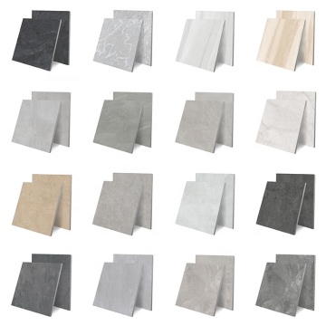 600x600mm Grey Ceramic Porcelain Tiles - Polished Glazed Floor and Wall 60x60