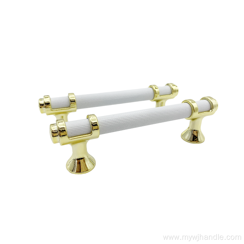 Aluminum alloy high-end door handle white