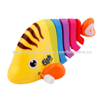 2014 Fashion Plastic Fish Customized Promotional Wind-up Toy