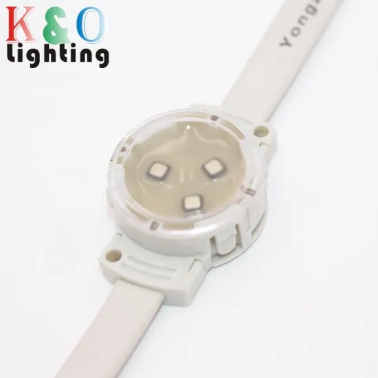 DMX512 Controlled IP68 RGBW Point Light LED Module with 30mm Pixels PC Body for Building Applications