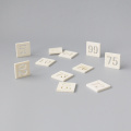 Square ceramic number plates for sale