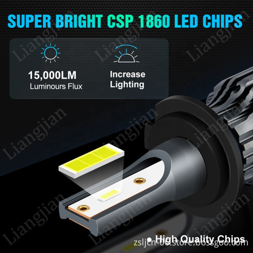 Factory Price V10 48W 16000 Lumen Car LED Headlight Bulb H1 H4 H7 H11 9005 9004