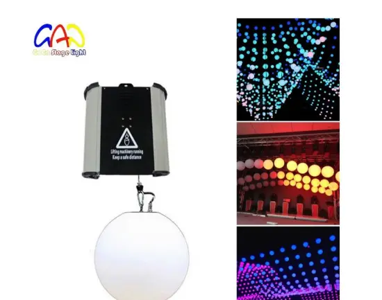 DMX Colorful LED Kinetic Lift Ball for Event Concert Lighting
