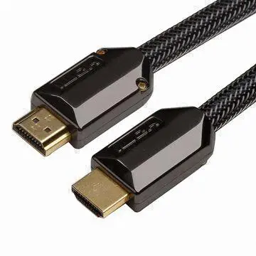 HDMI Cable, 24K Gold-plated with Corrosion-resistant Plating and Metal Housing