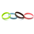 Bracelets-180 * 12 * 2mm imprimés promotionnels de silicone