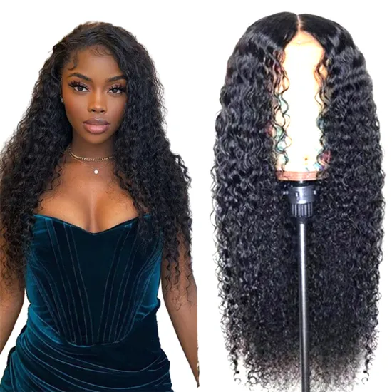 Factory Supplier Lace Wig Unprocessed Indian Virgin Remy Hair Cuticle Aligned  Water Wave 13X4 100%Human Hair Swiss Lace Wigs
