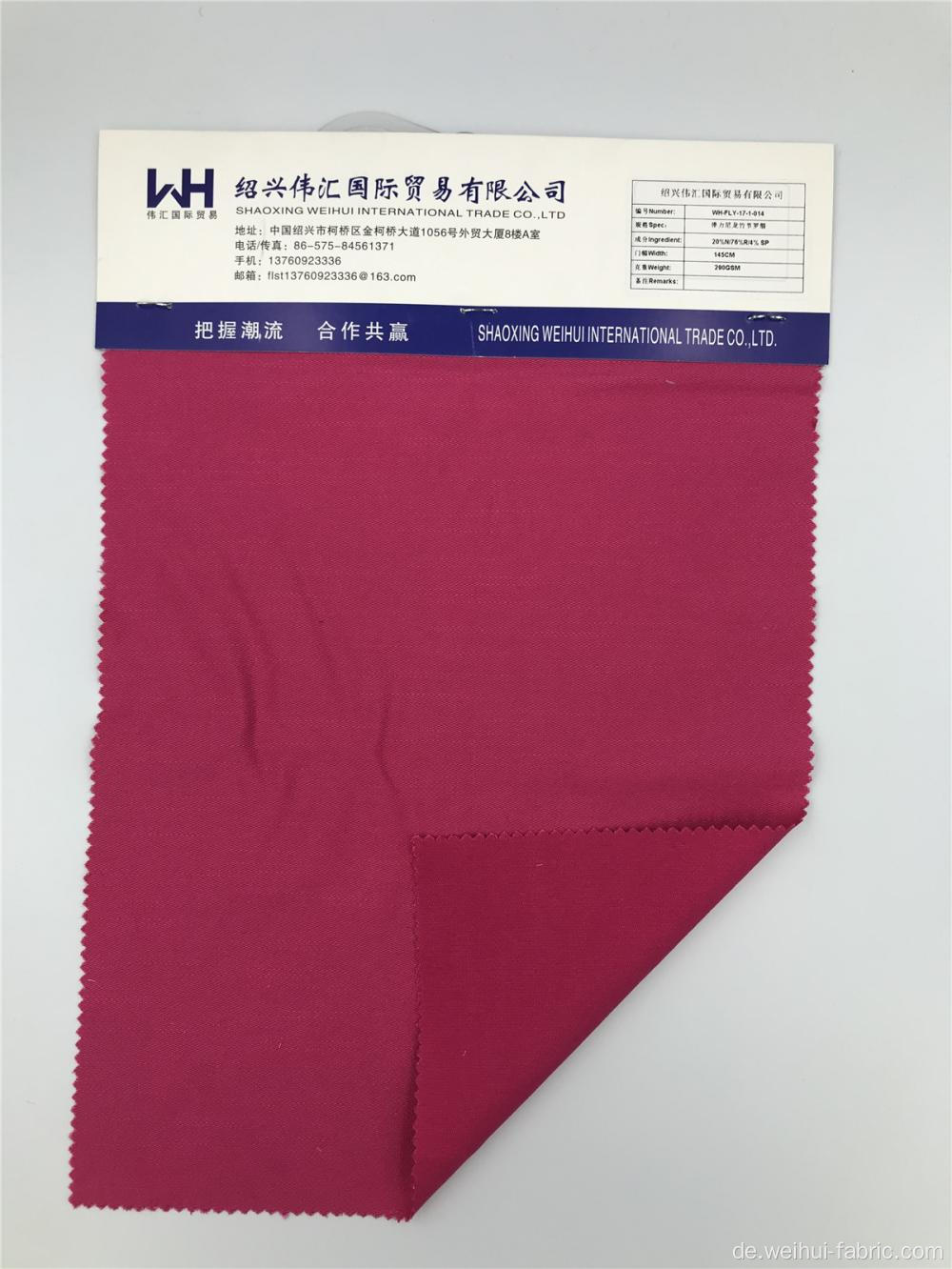 Hochwertige gewebte N / R / SP Fabric Plain 145GSM Stoffe
