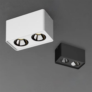 Flight de LED cuadrado moderno - Iluminación anti -Glare 10W Rectangular COB de mazorca