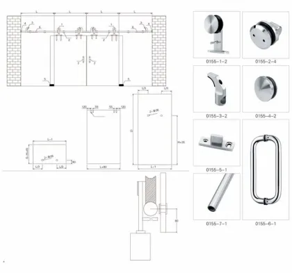 barn door hardware / interior barn door / wooden doors india