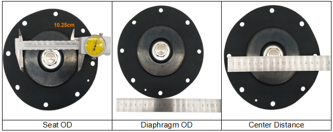 K5004 M1638A Goyen Type Diaphragm Repair Kit