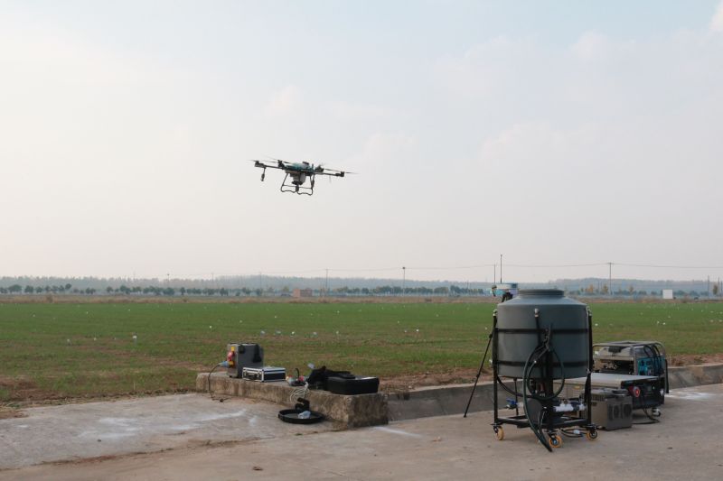battery RTK spraying electric drone for agriculture