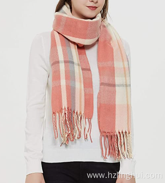 Fashion Style Light color winter warm knit scarf