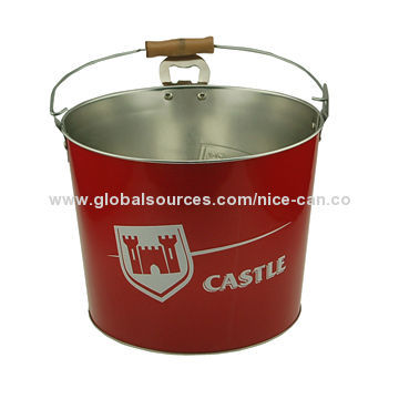 Ice Tin Bucket with Handle