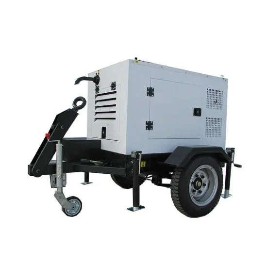 Mobile Rainproof Diesel and Gas Generators: 15kw-50kw Trailer Mounted Units for Sale