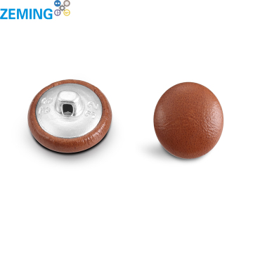 Zeming Factory New Blue Zinc Aluminum Button Cover for Furniture