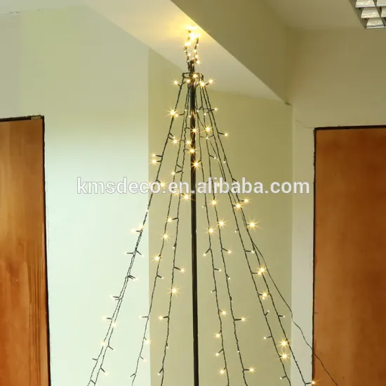 2017 led flagpole lights with topper star 10M higher outdoor decoration