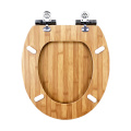 FanMitrk MDF Toilet Seat PVC Veneer Bamboo-Look-style