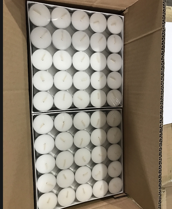 tealight candle in carton