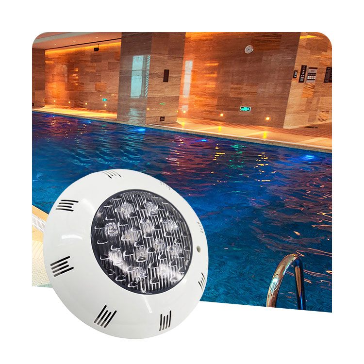 Lampe de piscine en plastique 18W ABS