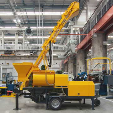 Shandong UR New Electric and Diesel-Powered Concrete Pumps with Stirring Function