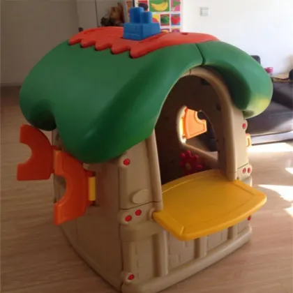 Wooden Barn Playhouse for Kids