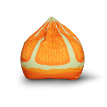 Sofá de canto interno em forma de saco de feijão em forma de fruta