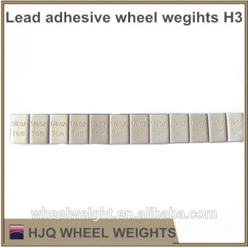 Pb lead stick on wheel balance weight