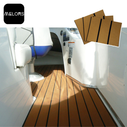 Light Brown + Black Yacht Foam Teak Flooring