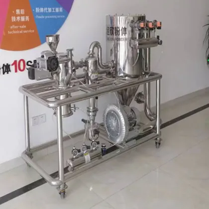 energy saving laboratory small jet mill machinery