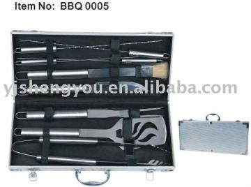bbq tool set in case