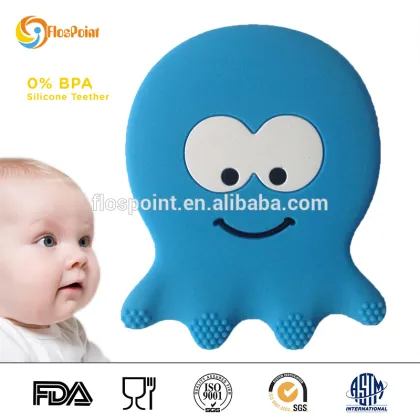 Best Toys For 2015 Christmas Gift Seahorse Octopus Good Friend Silicone Ocean Teethers