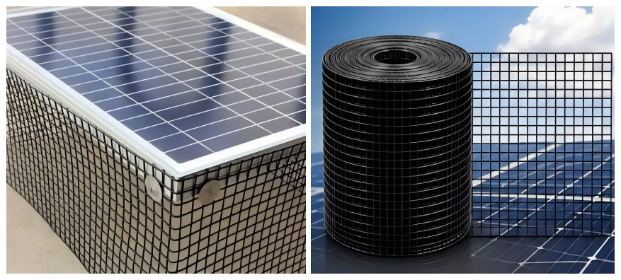 BLACK welded wire mesh roll