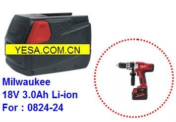 Milwaukee battery 3.0Ah Li-ion for 48-11-1830 Power tools