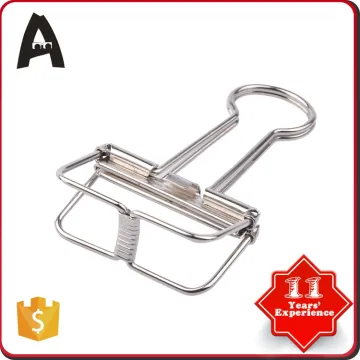 32mm ring creative metal hollow silver file Binder Clips document binder clip