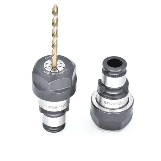 ER20 Connecting Handle Tapping Chuck GT12: Quick Change Drilling Machine for CNC Tapping Applications