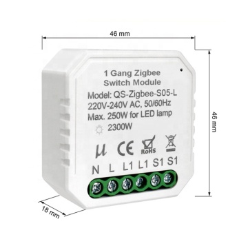 Zigbee Interrupt module wall Mount Smart Home Relay