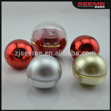 50ml 50g black cosmetic jars plastic ball jar