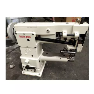 Used Golden Wheel CS 8713 Single Needle Industrial Interlock Sewing Machine for Shoe Making