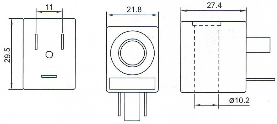 Dimension of BB10029502 Solenoid Coil: