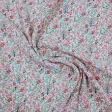 Light Woven Rayon Printed Small Floral Fabric